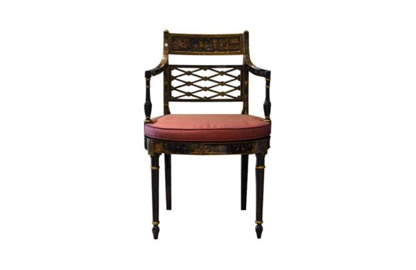 Chinoiserie Arm Chair - Image 2