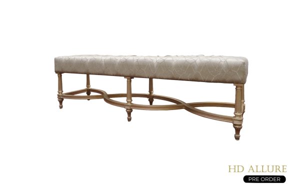 Mandala Bench 20 Stucco